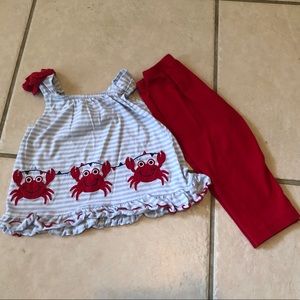 💥3/$20💥 GoodLad - Toddler Crab Outfit 🦀